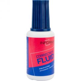 Корректирующая жидкость INFORMAT кисточка 20 мл водная CF-20 