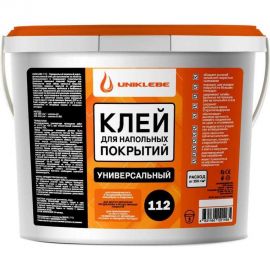 Клей для напольных покрытий UNIKLEBE 112 универсальный, 4 кг 1120004 