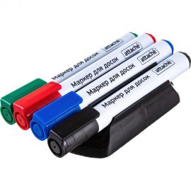 Набор с магнитной губкой и 4 маркерами Attache WB2008 5 шт 800866 