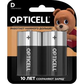 Батарейки OPTICELL D 2шт 5051005 