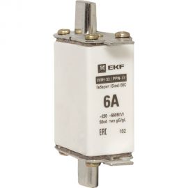 Плавкая вставка EKF ППН-33 1006А габарит 00С PROxima fus-331006 