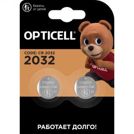 Батарейки OPTICELL 2032 2шт 5060001 