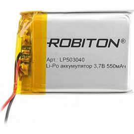 Аккумулятор ROBITON LP503040 3.7В 550мАч 14075 