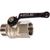 Шаровый кран Н/В Ду-25 /1" ручка черная Bugatti NEW JERSEY 9150005 