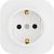 Розетка Legrand 2К+З шторки, белый 782220 – изображение 2