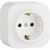 Розетка Legrand 2К+З без шторок, белая 782211 