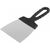 Шпательная лопатка из нержавеющей стали Россия 100 мм пластмассовая ручка 85135 – изображение 2