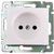 Одноместная розетка Legrand Valena 774416 б/з, белая 