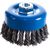 Щетка чашечная (100 мм; М14; плетеные пучки стальной проволоки 0.8 мм) для УШМ 35277-100_z02 – изображение 2