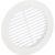 Решетка вентиляционная с фланцем (150 мм, цвет белый) ERA 15РК 233-011 