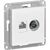 Механизм розетки Schneider Electric 2-м ATLAS DESIGN RJ45 5E+TV, белая ATN000189 1240163 