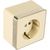 Розетка WERKEL WL15-02-01 с заземлением Gallant слоновая кость a036785 – изображение 2