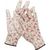 Садовые перчатки Grinda бело-розовые 11291-M 