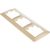 Горизонтальная рамка Schneider Electric 3-м Glossa бежевая GSL000203 – изображение 2