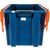 Ящик п/э 600х400х350, сплошной, синий с оранжевой крышкой Тара.ру 18661 