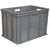 Ящик Тара.ру п/э, 600x400x410, сплошной, серый 05540 