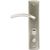 Дверная ручка на планке НОРА-М 20096 правая мат.никель 15523 
