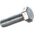 Болт Tech-Krep DIN933 с шестигранной головкой, оцинкованный М5х16 20 шт - пакет 102954 