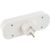 Плоский разветвитель 3 гнезда, без заземления, белый 10А 250В UNIVersal А203 – изображение 3