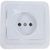 Розетка UNIVersal Валери б/з белая В0022 – изображение 4