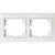 Рамка для розеток/выключателей Jilion 2 гнезда белый 9533104 