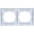 Рамка для розеток/выключателей Jilion 2 гнезда белый 9533104 – изображение 3