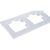 Рамка UNIVersal Бриллиант 6-ти местная, горизонтальная, белая 1030 – изображение 2