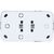 Двойная розетка без заземления, белая UNIVersal Электра 0024 – изображение 2