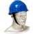 Защитная шахтерская каска РОСОМЗ СОМЗ-55 Hammer, синяя 77518 – изображение 2