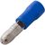 Штекерный изолированный разъем REXANT штекер 4мм 1.5-2.5кв.мм синий 08-0521 