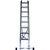 Трехсекционная универсальная алюминиевая лестница Алюмет Серия H3 5309 