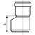 Редукция для наружной канализации Ostendorf ПП 315х250 мм 775780 – изображение 2