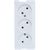 Тройная розетка Schneider Electric ЭТЮД открытой установки, без заземления, без шторок, 16А, 250B, белый PA16-009B – изображение 8