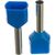 Наконечник IEK НШвИ, 2x2.5-12, ИЭК, НГИ2, 100шт, синий UTE10-D3-3-100 – изображение 2