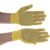 Перчатки Россия нейлон, ПВХ точка, 13 класс, цвет лимон, L 67827 – изображение 3