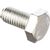 Болт DIN 933 с шестигранной головкой, оцинкованный М10х20, 25шт - коробка Tech-Krep 105214 