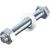 Болт Tech-Krep DIN933 с шестигранной головкой, оцинкованный М8х50 + гайка + шайба 4 шт - пакет 114053 – изображение 5