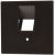 Накладка 1-ой тел/комп розетки JUNG EcoProfi Антрацит EP569-1BFPLUAAN – изображение 2