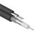 Кабель для видеонаблюдения ККСВ-П + 2х0.5мм, 100м, черный REXANT 01-4002 