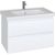 Комплект Sanstar: тумба Arista 80 подвесная, 2 ящика, мебельный умывальник Гармония 80 179.1-1.5.1.К – изображение 2