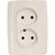 Розетка ЭРА 12-2007-01 2X2P, 16А-250В, б.л., 12, белый Б0038810 