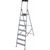 Свободностоящая стремянка Krause MONTO SAFETY 2К заглушки, 8 ступеней 128980 