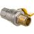 Шаровой кран для газа RUB 1/2 DN15 PN40, ВР-НР, серия ROMA S.84, бабочка S84D26 – изображение 2