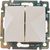 Механизм выключателя Legrand 2-клавишный СП Valena 10 А IP31 слоновая кость Leg 774305 