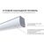 Алюминиевый угловой профиль Apeyron накладной для светодной ленты, широкий рассеиватель 1 м СПУ1616-А 08-08 – изображение 6
