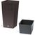 Кашпо для цветов Prosperplast RATO SQUARE венге 2 предмета 37 и 91.5л DRTS400-440U 