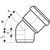 Канализационный отвод Ostendorf 90 мм, 30 градусов 114110 – изображение 2