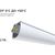 Алюминиевый угловой профиль Apeyron накладной, широкий рассеиватель 2м СПУ1616-А 08-04 – изображение 9