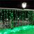 Гирлянда Neon-Night дождь, занавес, 2х1.5м, прозрачный ПВХ, 192 LED зеленые, 12 LED/нить, 16 нитей 235-304-6 – изображение 3