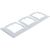 Трехместная рамка, белая Simon 1500630-030 – изображение 3